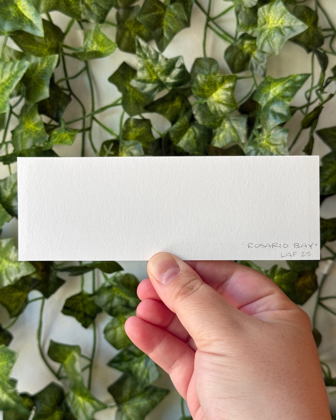 Rosario Bay Linocut Bookmark