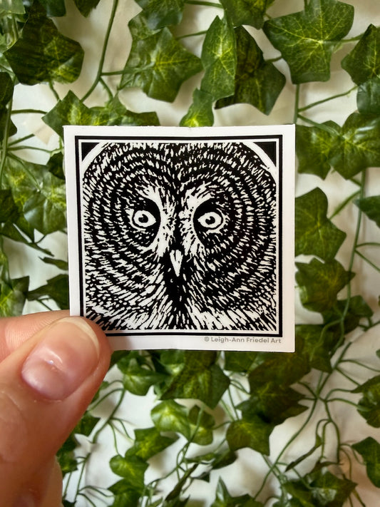 Great Gray Owl Sticker